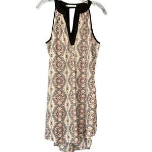Maurices Sleeveless Dress S Black & Pink